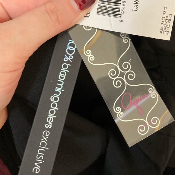 AQUA Bloomingdale Scuba Crepe Mermaid Gown - Picture 9 of 10